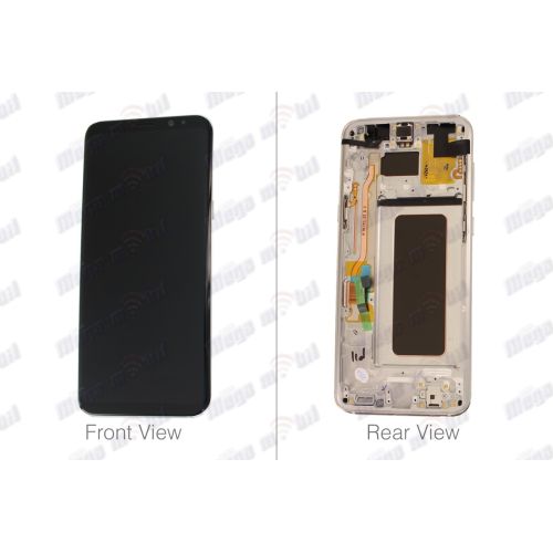 Ekran Samsung G955 S8 plus SO RAMKA Silver Repariran 