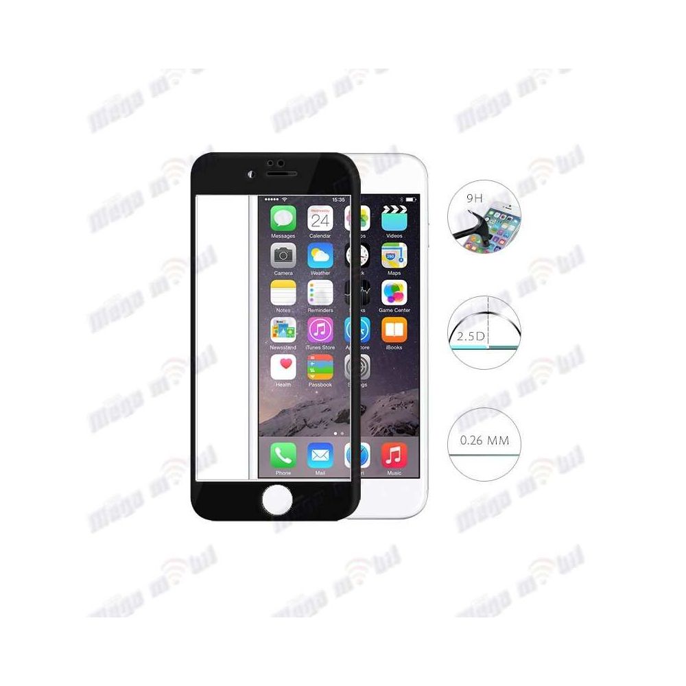 Tempered glass za iPhone 8 plus/ iPhone 7 plus 5D. black