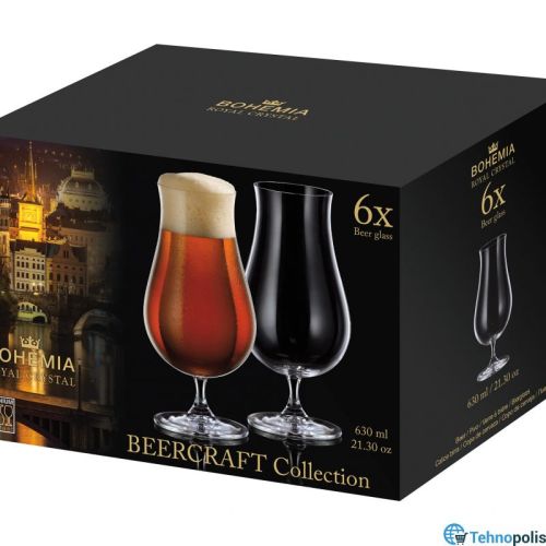 Сет од 6 чаши за пиво Bohemia 1SG69/630ml