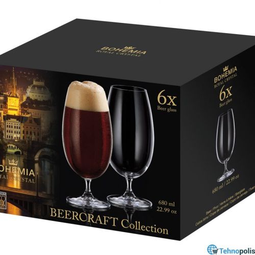 Сет од 6 чаши за пиво Bohemia 1SG68/680ml