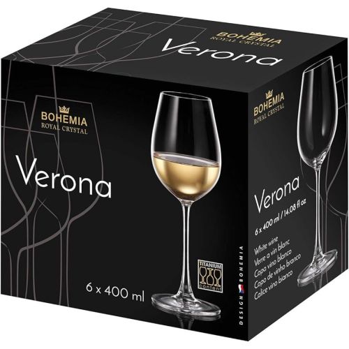 Сет 6 чаши за вино Bohemia Verona 1SG80/400 ml