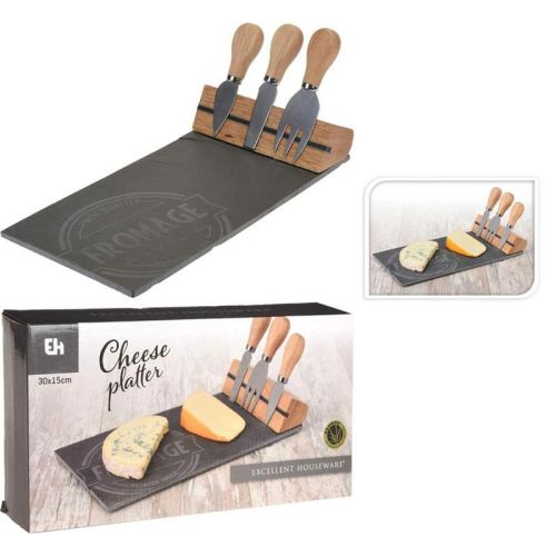 Сервер од камен со 3 ножиња за сирења EH 210000170