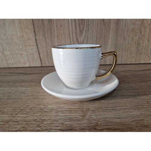 Сет 6 шолји за еспресо 80S-WH  100ml