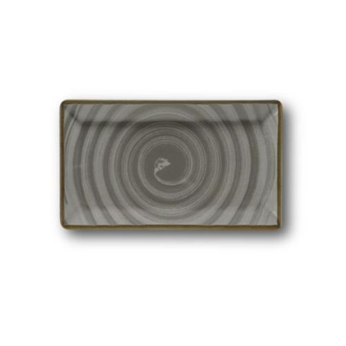 Чинија сервер Saturnia Vortex Grey Kimi 29 x 17,5 cm 24524#ZVOR03
