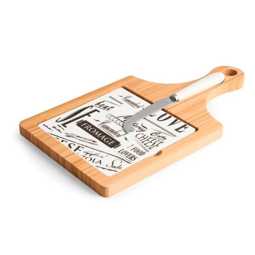 Подлога за сервирање од мермер за сирења 40057 35х18цм