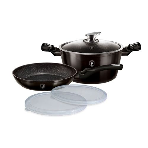 Сет за готвење Berlinger Haus BH-6616 Shiny Black Edition
