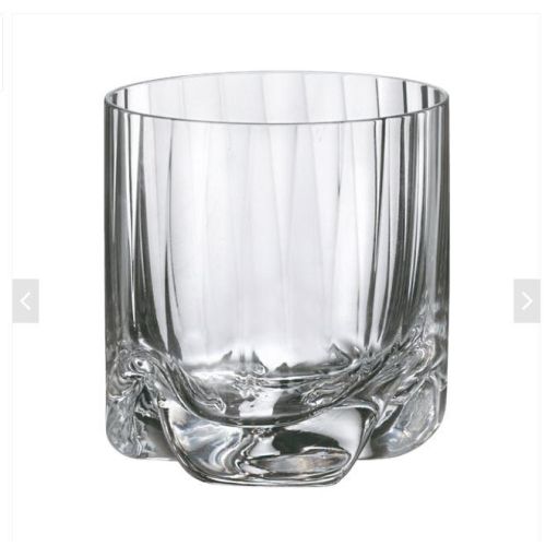 Сет 6 чаши за виски Bohemia Barware TRIO waterfall 410ml