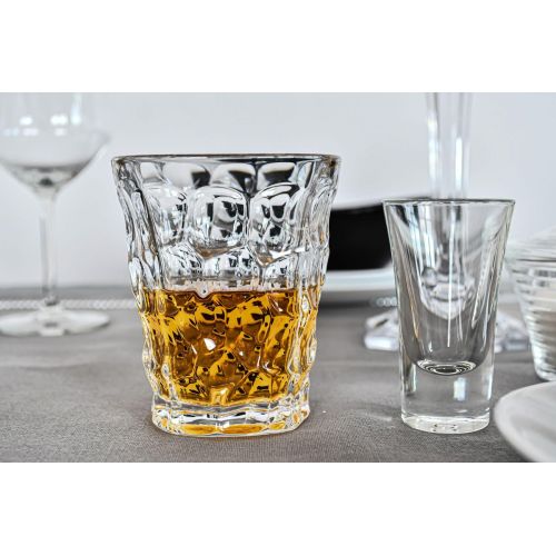 Сет 6 чаши за виски Bohemia Marble 99W24 290ml