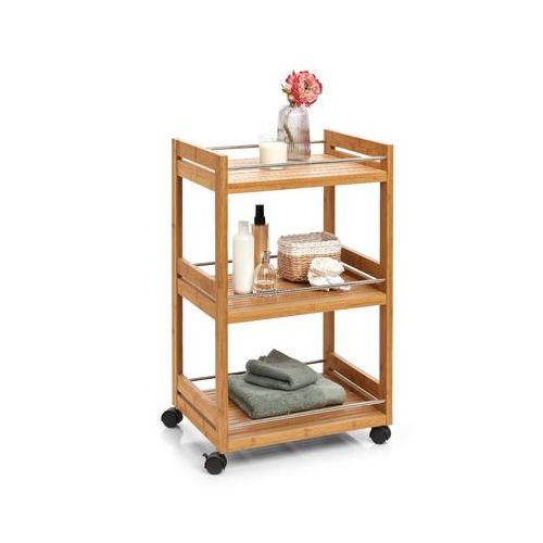 Кујнска количка Zeller 13591 45,7 x 38 x 76 cm бамбус