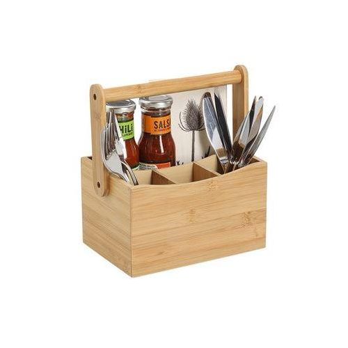 Држач за прибор за јадење и салфетки Zeller 25671 21.5x14x12/23 cm