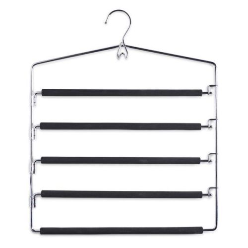 Повеќекратни закачалки за панталони, метал/пластика Zeller 17135