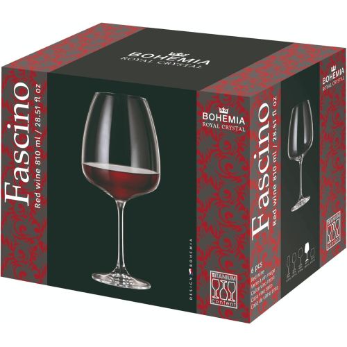 Сет 6 чаши за вино Bohemia Fascino 1SI99 810ml