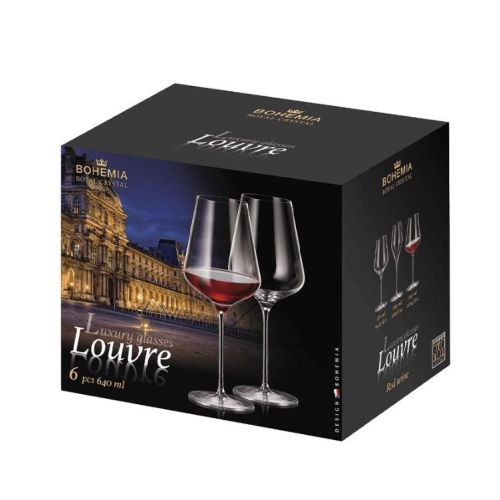 Сет 6 чаши за вино Bohemia Louvre 710 мл