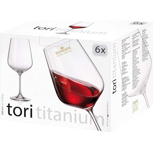 Сет 6 чаши за вино Bohemia Tori 850 ml