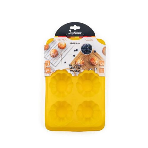 Силиконска Форма за мафини Luigi Ferrero Prima Vanilla FR-1872P 19x29.5x4 cm