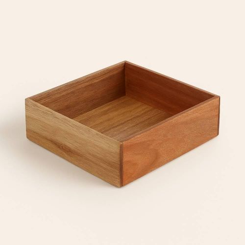 Организатор за прибор за јадење од багрем EH BA2100060 15x15x5cm