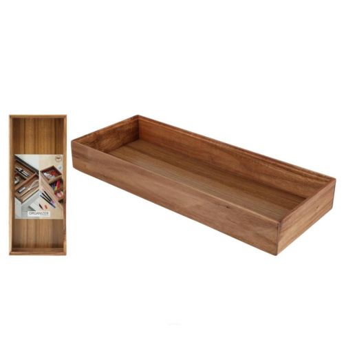 Организатор за прибор за јадење од багрем EH BA2100090 38x15x5CM