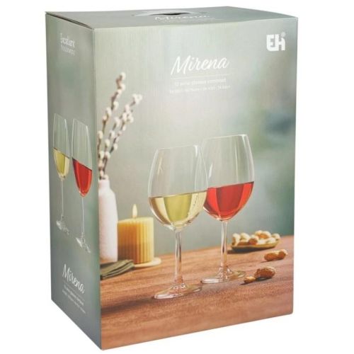 Сет 12 чаши за вино EH CC7002040 580 и 430ml