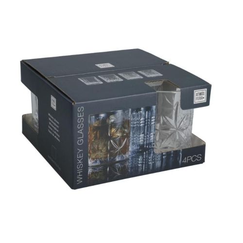 Сет 4 чаши за виски кристал EH CD4100180 310ml