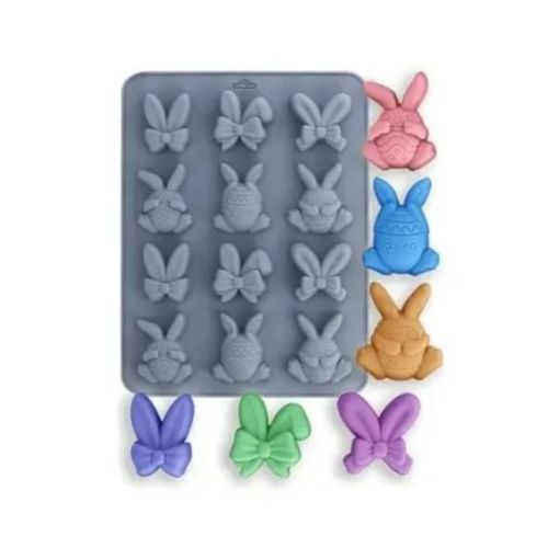 Силиконска модла зајче 12/1 оrt1397