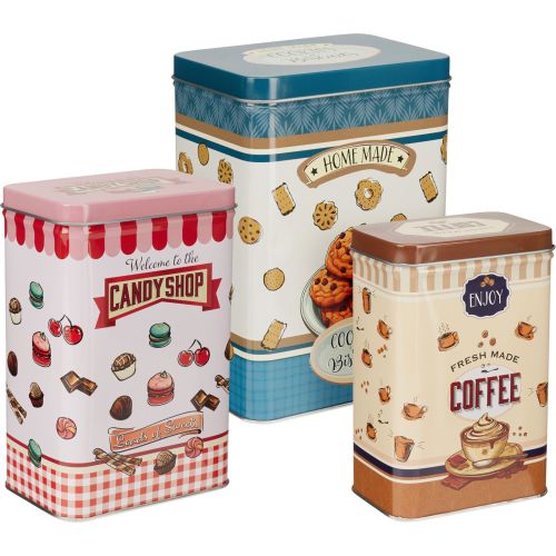 Сет 3 метални кутии за храна EH BL4298070